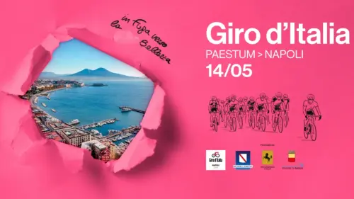 Giro d’Italia 2026, Napoli accoglie l’arrivo in Piazza del Plebiscito